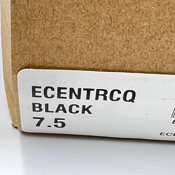 Steve Madden Size 7.5 Ecentrcq Black Faux Vegan Quilted Leather Sneakers Shoes - Picture 14 of 14